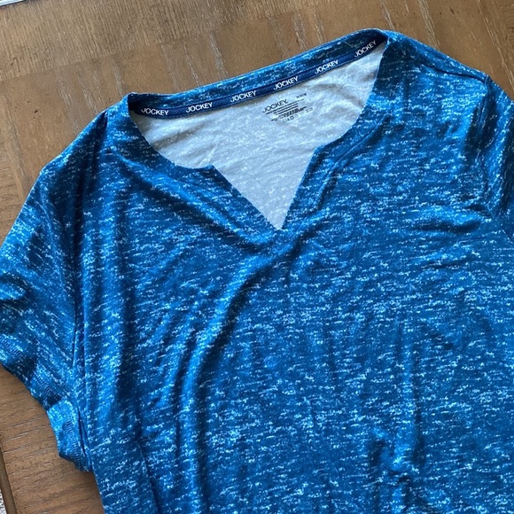 JOCKEY Women's Blue T-Shirt - Picture 5 of 7